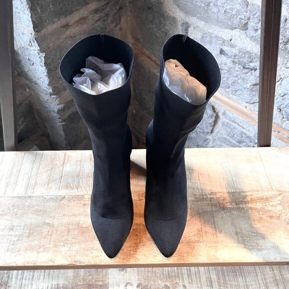 Yeezy Season 4 Black Sock Heeled Booties - Picture 2 of 9